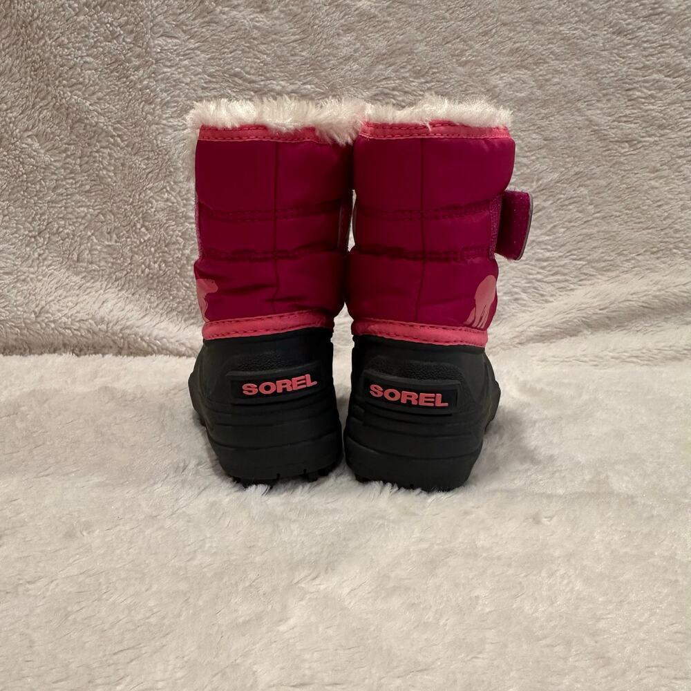 Sorel Snow Commander Boots sz 5 Pink Waterproof Insulated Snow Boots Winter Boot - Picture 5 of 7
